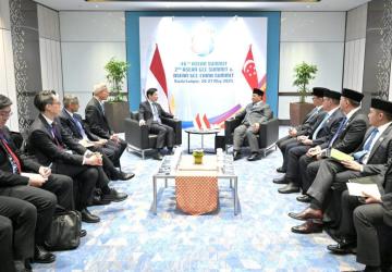 Presiden Prabowo Bertemu PM Wong di Kuala Lumpur