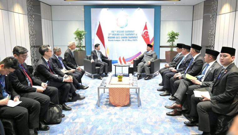 Presiden Prabowo Bertemu PM Wong di Kuala Lumpur