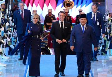 Presiden Prabowo Gelar Jamuan Kenegaraan untuk Presiden Prancis Emmanuel Macron di Istana Negara