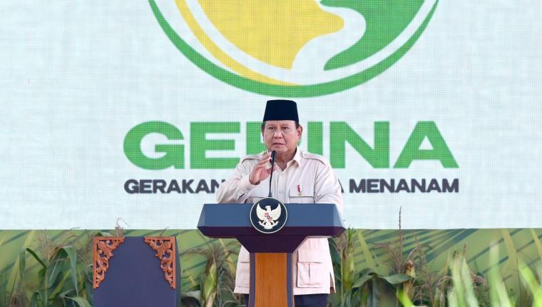 Presiden Prabowo Subianto Resmi Luncurkan Program Gerakan Indonesia Menanam (Gerina)