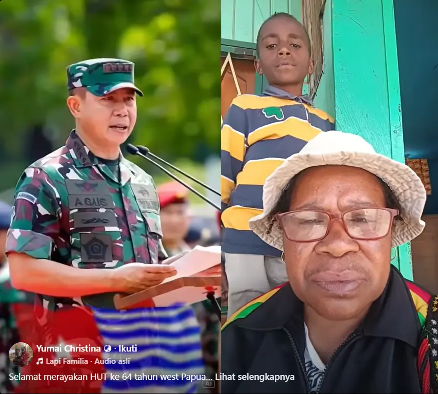 [HOAKS] Klaim Panglima TNI Agus Subianto Ucapkan Selamat Hari Kemerdekaan West Papua Lewat Video