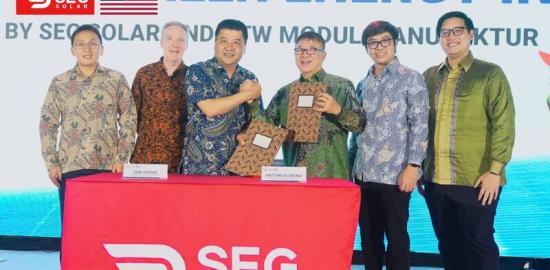 SEG Solar dan PT ATW Modul Manufaktur Jalin Kemitraan Distribusi Eksklusif guna Mempercepat Tingkat Pemanfaatan Solusi Tenaga Surya PV di Indonesia