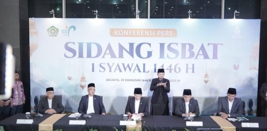 Pemerintah Tetapkan 1 Syawal 1446 H Jatuh pada 31 Maret 2025