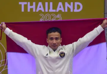 Muhammad Aprizal Akhiri Penantian, Raih Perak Nomor Gelang-Gelang SEA Games 2025