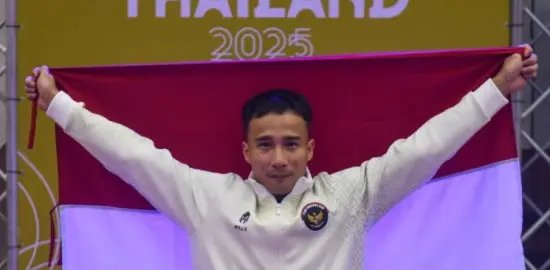 Muhammad Aprizal Akhiri Penantian, Raih Perak Nomor Gelang-Gelang SEA Games 2025