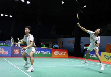 Putra/Edgar Jaga Fokus Usai Juara, Melaju ke Babak Kedua Indonesia International Challenge 2025